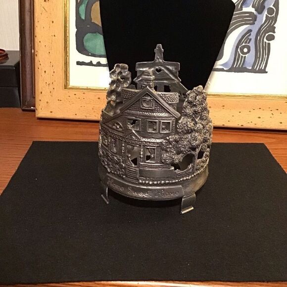 Candle holder by Salt city “ Home sweet home”￼ - Picture 1 of 6
